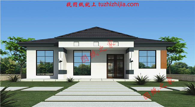 精選6套農(nóng)村一層平房設(shè)計圖，造價只需10萬元