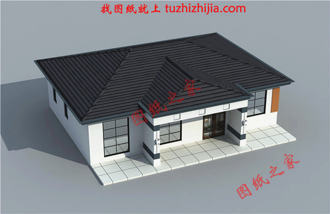 精選6套農(nóng)村一層平房設(shè)計圖，造價只需10萬元