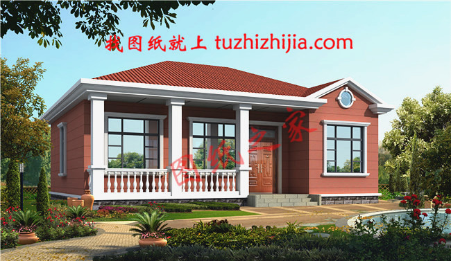 精選6套農(nóng)村一層平房設(shè)計圖，造價只需10萬元