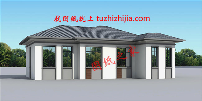 精選6套農(nóng)村一層平房設(shè)計圖，造價只需10萬元