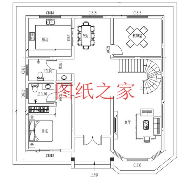 推薦3套適合一般家庭的二層別墅，占地130平米，不大不小剛剛好！