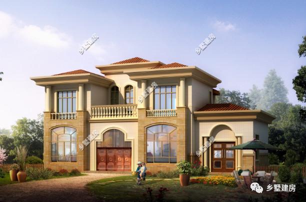 造價20萬的兩款農村二層別墅設計圖，第二套老少皆宜，大眾情人款！