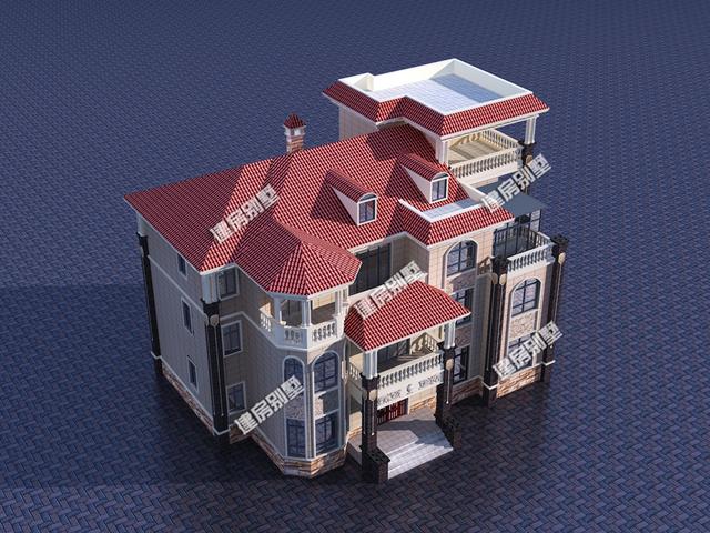 21.7米x14.7米三層農(nóng)村自建房，豪華大氣，農(nóng)村自建房里的“瑪莎拉蒂”！