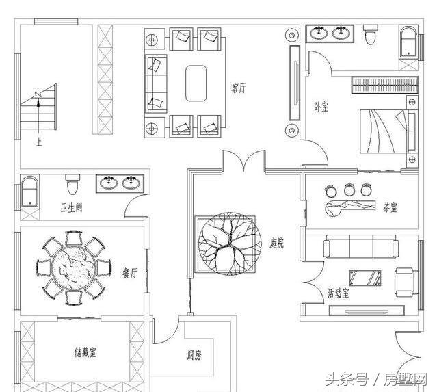 新中式三層磚混結(jié)構(gòu)別墅設(shè)計圖，豪華還帶泳池，被植物環(huán)繞，空氣超好，非常適合養(yǎng)老！