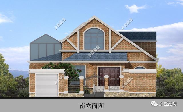 三層款外形豪華大氣的農(nóng)村別墅設(shè)計圖，給你不一樣的感覺！