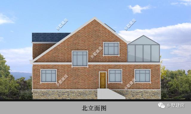 三層款外形豪華大氣的農(nóng)村別墅設(shè)計圖，給你不一樣的感覺！