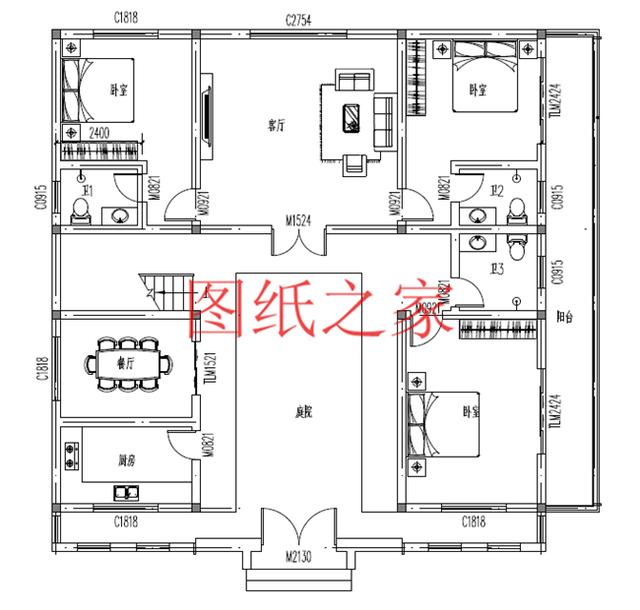 介紹3套二層別墅，光開間就有15米，造價(jià)還不到40萬，真是美美噠！