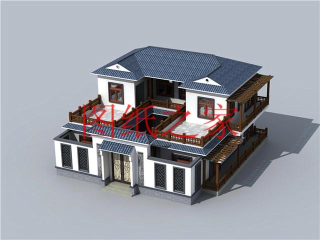 介紹3套二層別墅，光開間就有15米，造價(jià)還不到40萬，真是美美噠！