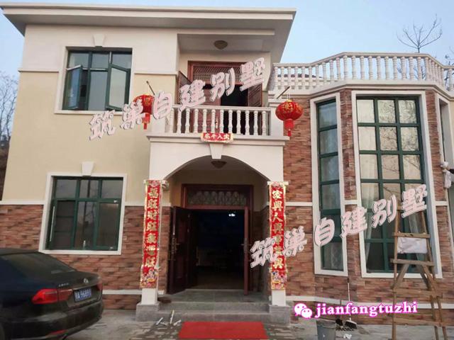 10米x10米農(nóng)村二層帶夾層磚混結構別墅設計圖，戶型方正，戶型十分漂亮，造價20萬（附鏡像圖）