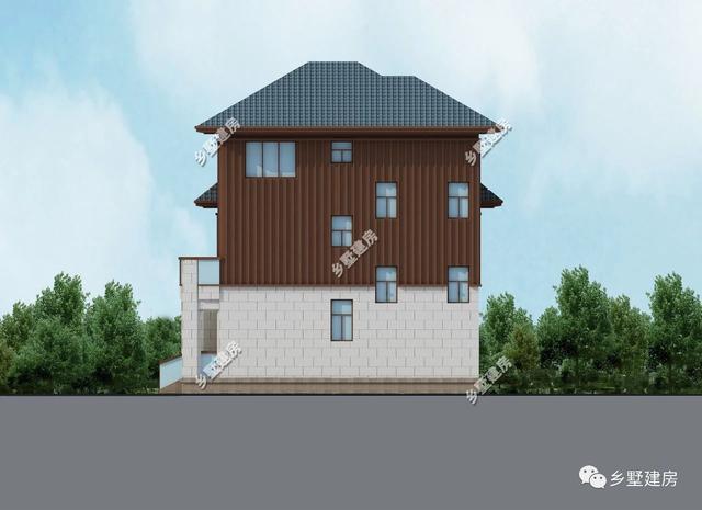 18x12米農(nóng)村現(xiàn)代風(fēng)格小別墅設(shè)計圖，大氣又簡單，濃濃現(xiàn)代元素，做村里最亮眼的別墅！