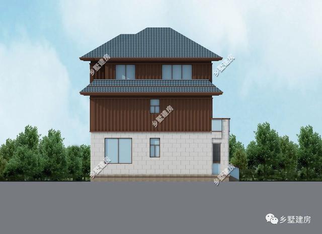 18x12米農(nóng)村現(xiàn)代風(fēng)格小別墅設(shè)計圖，大氣又簡單，濃濃現(xiàn)代元素，做村里最亮眼的別墅！