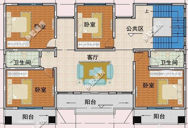 18x12米農(nóng)村現(xiàn)代風(fēng)格小別墅設(shè)計圖，大氣又簡單，濃濃現(xiàn)代元素，做村里最亮眼的別墅！