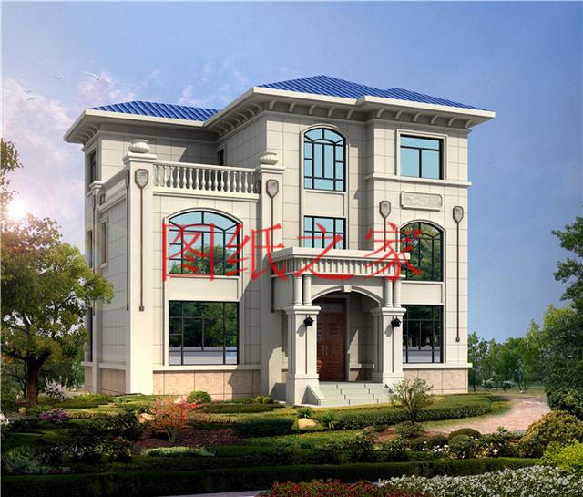 6套農(nóng)村三層別墅，占地110平方米左右，20萬(wàn)就能建好，這樣的別墅你喜歡嗎？