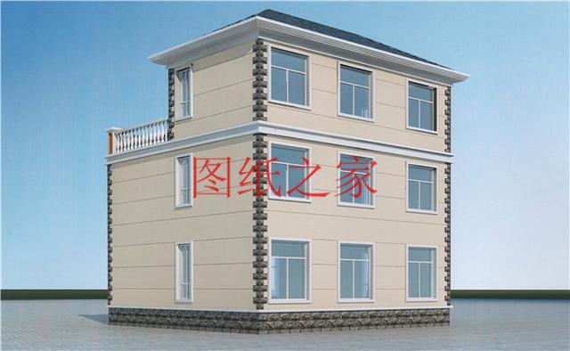 6套農(nóng)村三層別墅，占地110平方米左右，20萬(wàn)就能建好，這樣的別墅你喜歡嗎？