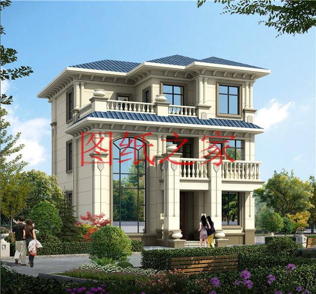 6套農(nóng)村三層別墅，占地110平方米左右，20萬(wàn)就能建好，這樣的別墅你喜歡嗎？