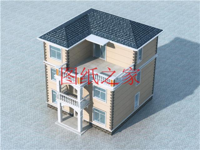 6套農(nóng)村三層別墅，占地110平方米左右，20萬(wàn)就能建好，這樣的別墅你喜歡嗎？