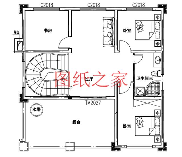 6套農(nóng)村三層別墅，占地110平方米左右，20萬(wàn)就能建好，這樣的別墅你喜歡嗎？