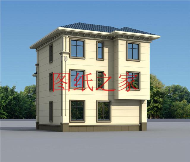 6套農(nóng)村三層別墅，占地110平方米左右，20萬(wàn)就能建好，這樣的別墅你喜歡嗎？