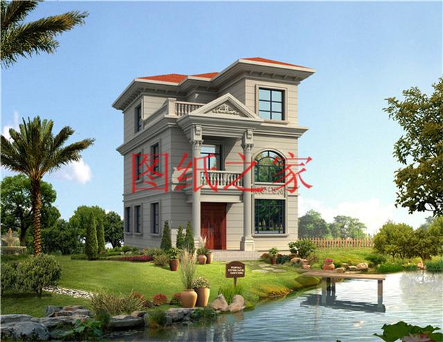 6套農(nóng)村三層別墅，占地110平方米左右，20萬(wàn)就能建好，這樣的別墅你喜歡嗎？