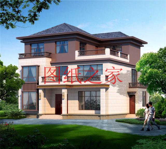 6套農(nóng)村三層別墅，占地110平方米左右，20萬(wàn)就能建好，這樣的別墅你喜歡嗎？