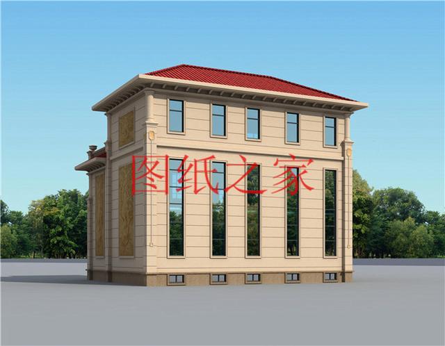 簡約接地氣的三層別墅設(shè)計(jì)圖，占地150平卻有6、7個(gè)臥室，住起來絕對(duì)舒適寬敞！