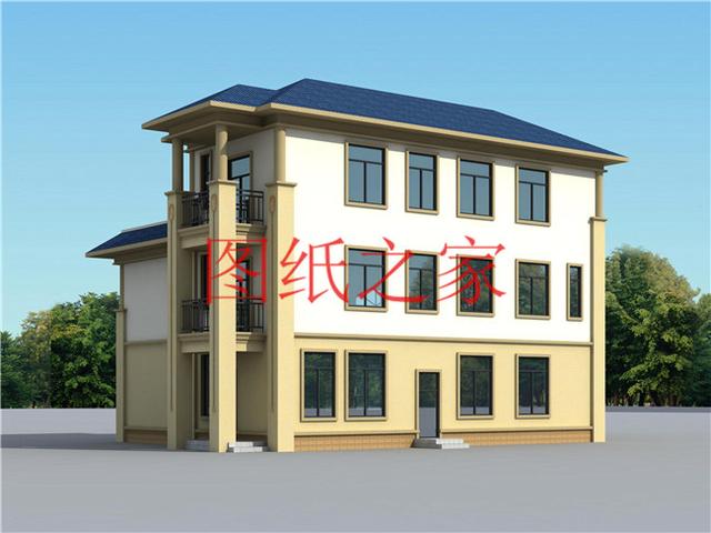 簡約接地氣的三層別墅設(shè)計(jì)圖，占地150平卻有6、7個(gè)臥室，住起來絕對(duì)舒適寬敞！