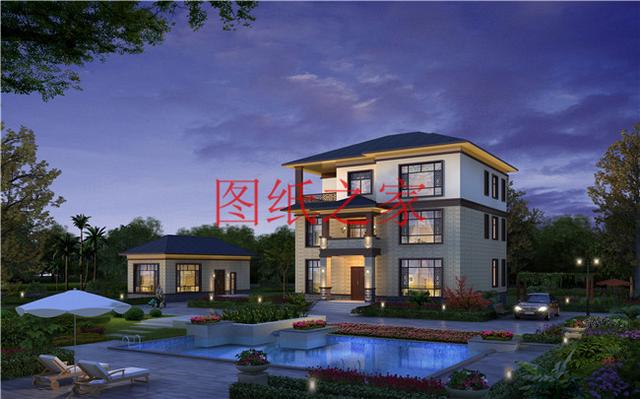 簡約接地氣的三層別墅設(shè)計(jì)圖，占地150平卻有6、7個(gè)臥室，住起來絕對(duì)舒適寬敞！