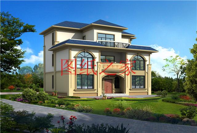 簡約接地氣的三層別墅設(shè)計(jì)圖，占地150平卻有6、7個(gè)臥室，住起來絕對(duì)舒適寬敞！