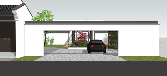 15.3米X11.5米二層新中式別墅設(shè)計圖，帶活動室和健身房，造價40萬，在家也能運動！