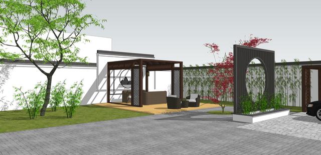 15.3米X11.5米二層新中式別墅設(shè)計圖，帶活動室和健身房，造價40萬，在家也能運動！