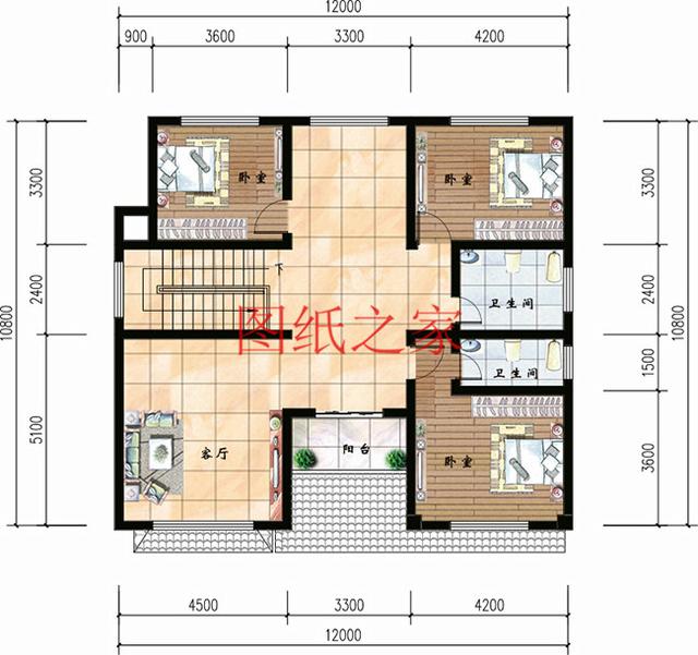 分享4套農(nóng)村二層別墅，占地120平方米左右，造價不到20萬，經(jīng)濟又實用！