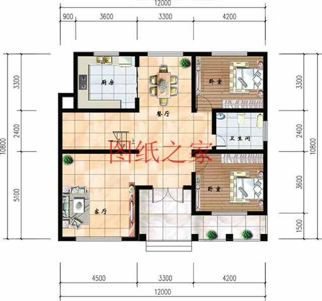 分享4套農(nóng)村二層別墅，占地120平方米左右，造價不到20萬，經(jīng)濟又實用！