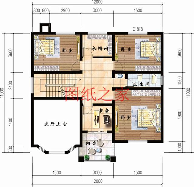 分享4套農(nóng)村二層別墅，占地120平方米左右，造價不到20萬，經(jīng)濟又實用！