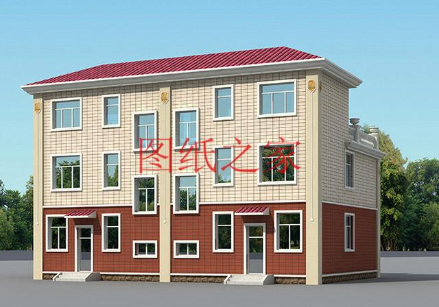 宅基地面積有限可以建雙拼別墅，每戶造價不到30萬，經(jīng)濟又實用，父母也可以跟著享福！