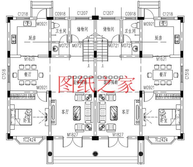 宅基地面積有限可以建雙拼別墅，每戶造價不到30萬，經(jīng)濟又實用，父母也可以跟著享福！