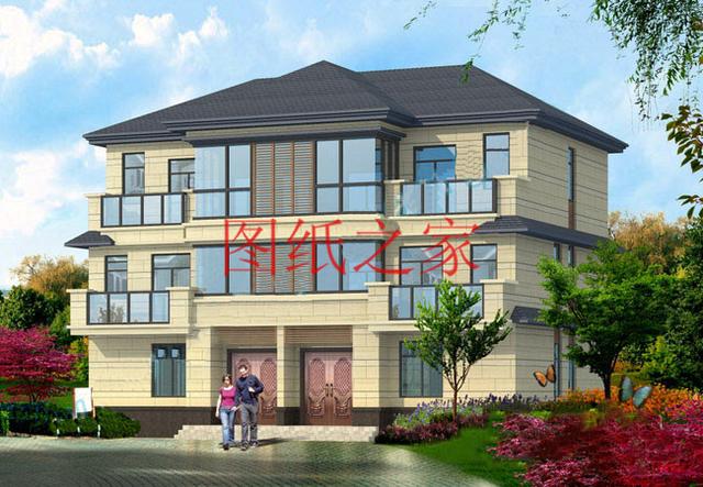 宅基地面積有限可以建雙拼別墅，每戶造價不到30萬，經(jīng)濟又實用，父母也可以跟著享福！