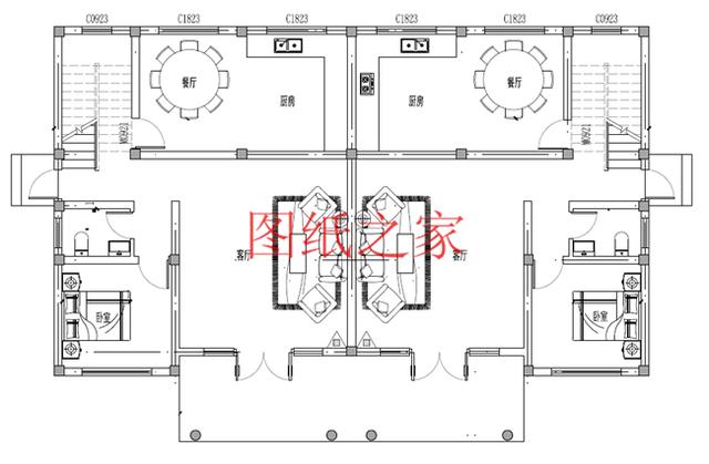 宅基地面積有限可以建雙拼別墅，每戶造價不到30萬，經(jīng)濟又實用，父母也可以跟著享福！