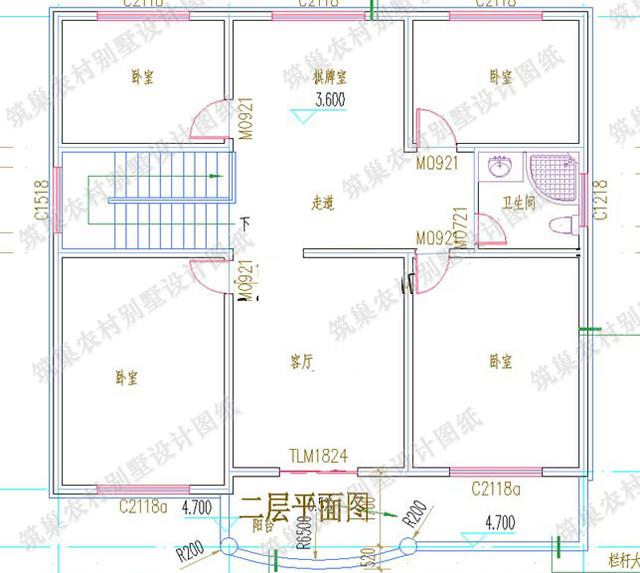 12×11米農(nóng)村二層簡(jiǎn)歐自建房，好看易建，造價(jià)20萬！