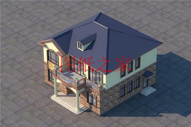 二層農(nóng)村別墅，占地140平米卻有5個臥室，全家人都能住得下，快來看看吧！