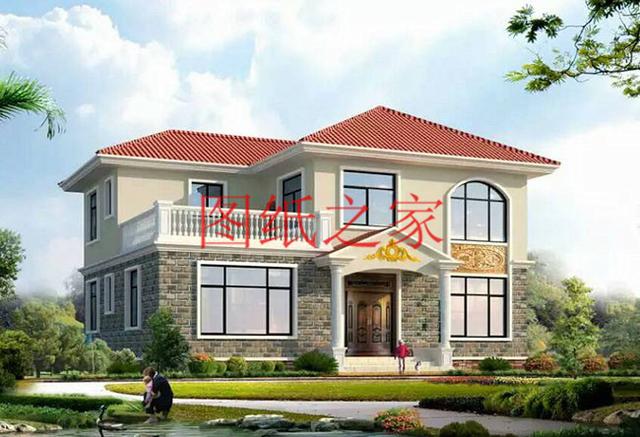 二層農(nóng)村別墅，占地140平米卻有5個臥室，全家人都能住得下，快來看看吧！