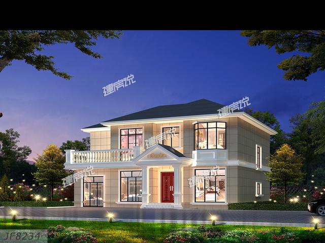 三棟農(nóng)村二層別墅設(shè)計(jì)圖，精致漂亮，實(shí)用，見過的人都說好，好戶型錯(cuò)過可惜了