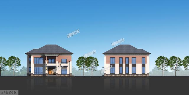 三棟農(nóng)村二層別墅設(shè)計(jì)圖，精致漂亮，實(shí)用，見過的人都說好，好戶型錯(cuò)過可惜了