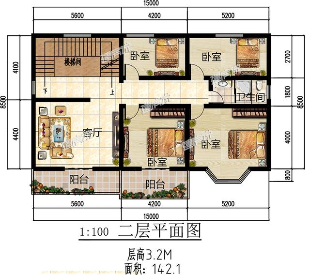 三棟農(nóng)村二層別墅設(shè)計(jì)圖，精致漂亮，實(shí)用，見過的人都說好，好戶型錯(cuò)過可惜了