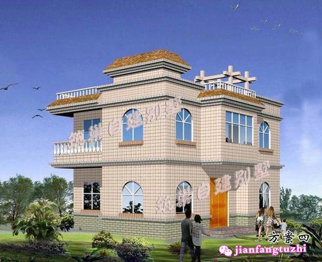 兩層簡(jiǎn)約實(shí)用二層別墅設(shè)計(jì)圖，造價(jià)低，是你想要的那一款！