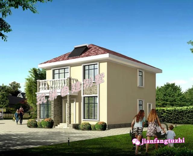 兩層簡(jiǎn)約實(shí)用二層別墅設(shè)計(jì)圖，造價(jià)低，是你想要的那一款！