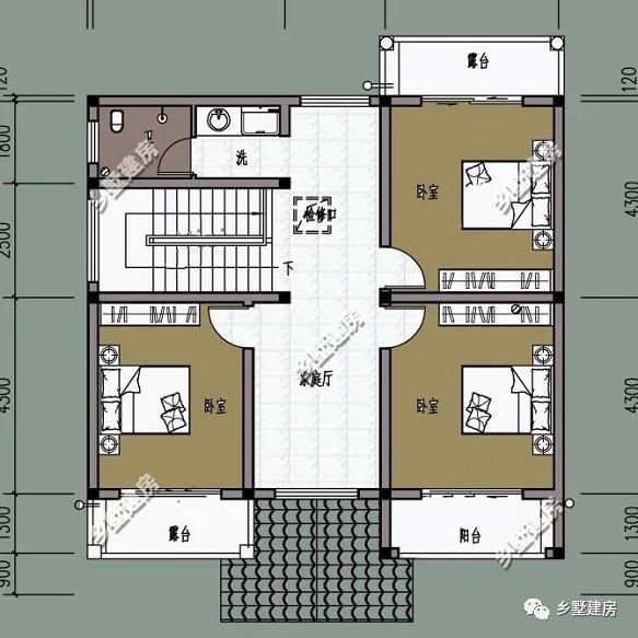 2款11X12米農(nóng)村自建房，精美別致，第二款只要20萬！
