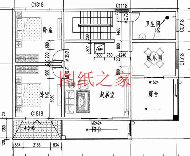 占地120平的5款經(jīng)典別墅設(shè)計圖，戶型布置方便實用，大家都喜歡。