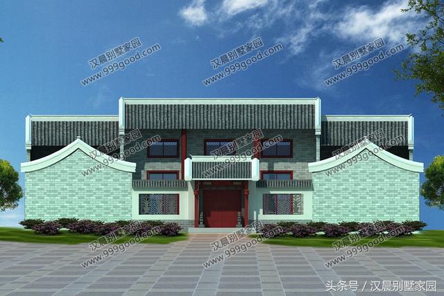 3款造價(jià)成本低、居住舒適的一層三合院別墅設(shè)計(jì)圖，放到朋友圈絕對(duì)有面子！