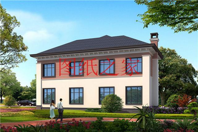 占地160平方米左右的農(nóng)村二層自建房，精致美觀又實(shí)用，年輕人也喜歡！