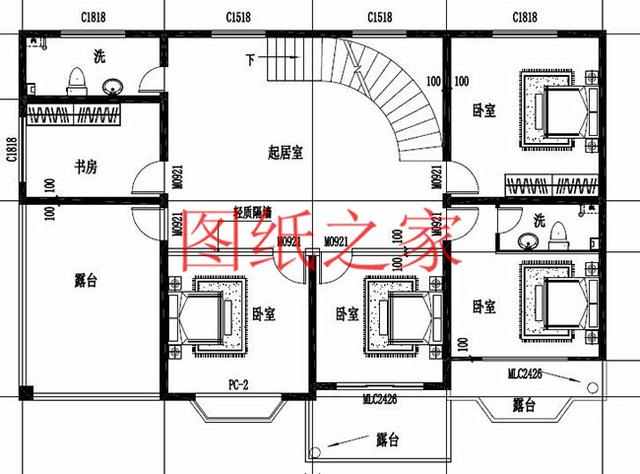 占地160平方米左右的農(nóng)村二層自建房，精致美觀又實(shí)用，年輕人也喜歡！